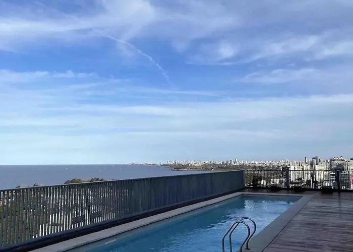 Olivos Piscina Con Vistas A La Ciudad En Un Piso 17
